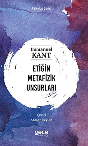 Etiğin Metafizik Unsurları kitap kapağı
