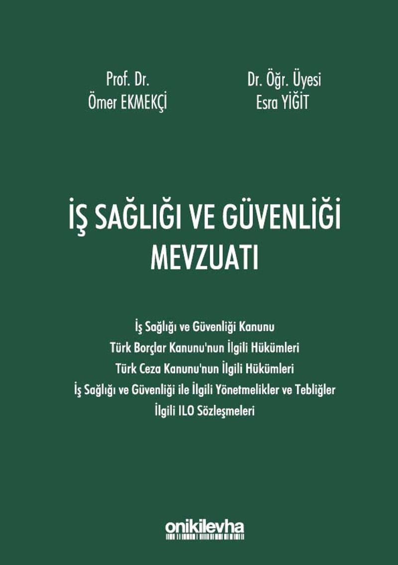 İş Sağlığı ve Güvenliği Mevzuatı kitap kapağı