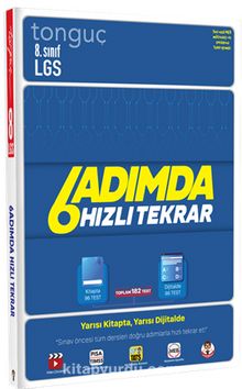 LGS 6 Adımda Hızlı Tekrar kitap kapağı