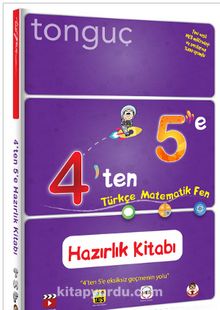 4'ten 5'e Hazırlık Kitabı (Türkçe-Matematik-Fen) kitap kapağı