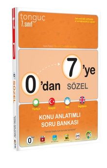 0'dan 7'ye Sözel Konu Anlatımlı Soru Bankası kitap kapağı