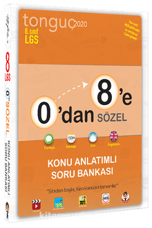 0’dan 8’e Sözel Konu Anlatımlı Soru Bankası kitap kapağı
