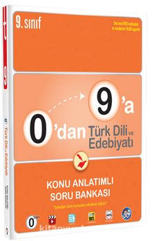 0'dan 9'a Türk Dili ve Edebiyatı Konu Anlatımlı Soru Bankası kitap kapağı