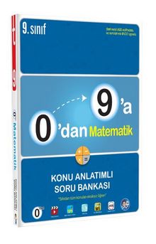 0'dan 9'a Matematik Konu Anlatımlı Soru Bankası kitap kapağı