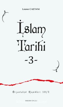 İslam Tarihi 3 kitap kapağı