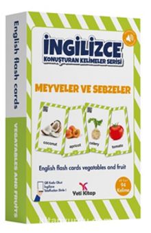 İngilizce Kelime Kartları Meyveler ve Sebzeler kitap kapağı