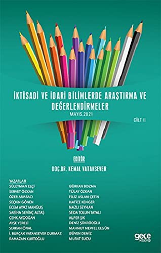 İktisadi ve İdari Bilimlerde Araştırma ve Değerlendirmeler Cilt 2 kitap kapağı