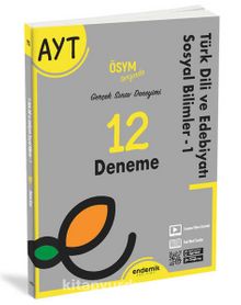2022 AYT Türk Dili ve Edebiyatı Sosyal Bilimler 12'li Deneme Sınavı kitap kapağı