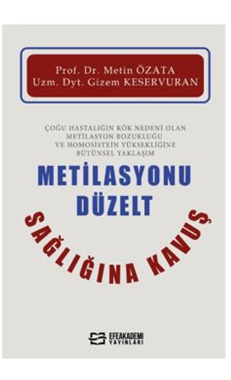 Metilasyonu Düzelt Sağlığına Kavuş kitap kapağı