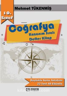 10. Sınıf Coğrafya Kazanım Sıralı Defter Kitap kitap kapağı