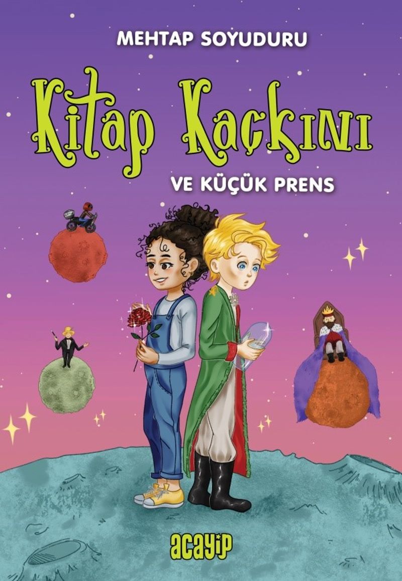 Kitap Kaçkını ve Küçük Prens kitap kapağı
