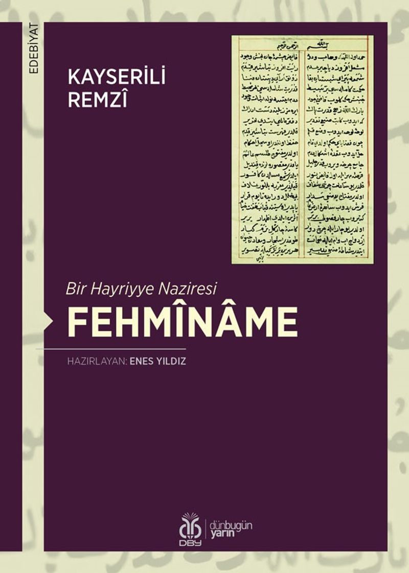 Bir Hayriyye Naziresi Fehmîname kitap kapağı