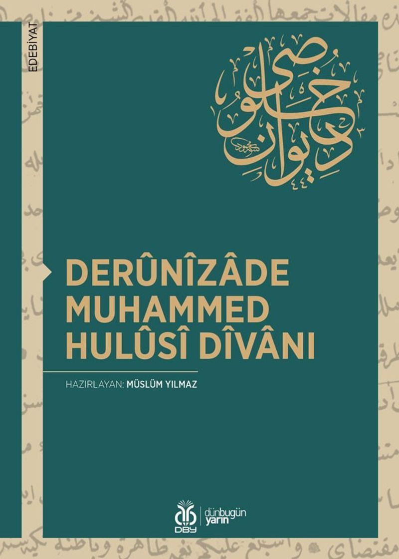 Derunizade Muhammed Hulusi Divanı kitap kapağı