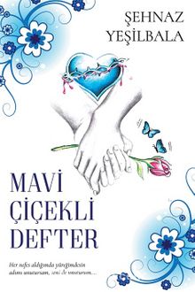 Mavi Çiçekli Defter kitap kapağı