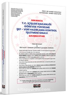 Son Nokta T.C. İçişleri Bakanlığı GYS Şef-Veri Hazırlama Kontrol İşletmeni Sınavı Çalışma Kitabı 2021 kitap kapağı