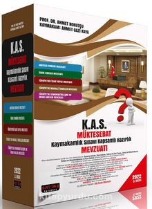 KAS Müktesebat Kaymakamlık Sınavı Kapsamlı Hazırlık Mevzuatı 2022 kitap kapağı