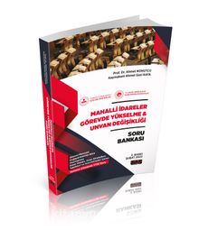 Mahalli İdareler Görevde Yükselme ve Unvan Değişikliği Soru Bankası kitap kapağı