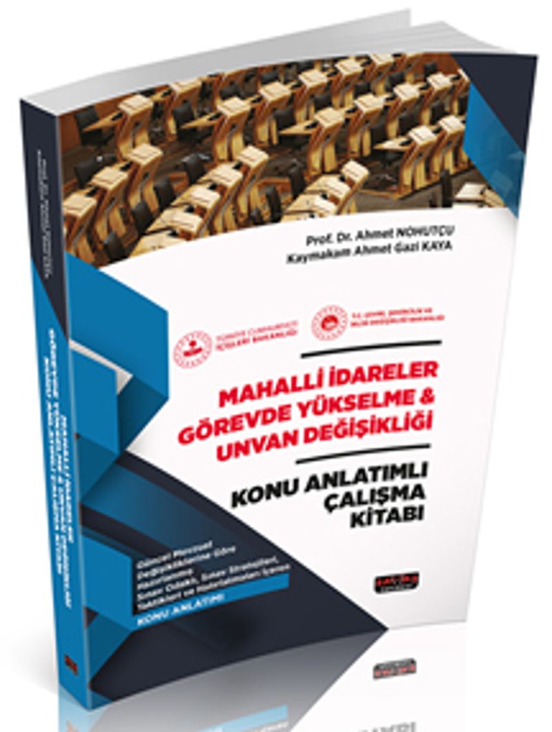 Mahalli İdareler Görevde Yükselme ve Unvan Değişikliği Konu Anlatımı 2022 kitap kapağı