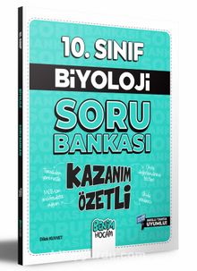 10. Sınıf Kazanım Özetli Biyoloji Soru Bankası kitap kapağı