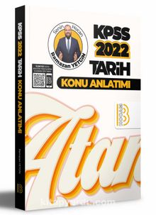 2022 KPSS Tarih Konu Anlatımı kitap kapağı