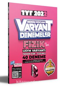 2022 TYT Fizik Tamamı Video Çözümlü 40 Deneme Sınavı kitap kapağı