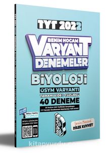 2022 TYT Biyoloji Tamamı Video Çözümlü 12 Deneme Sınavı kitap kapağı