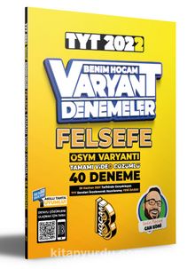 2022 TYT Felsefe Tamamı Video Çözümlü 40 Deneme Sınavı kitap kapağı