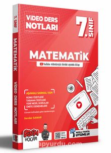 2022 7. Sınıf Matematik Video Ders Notları (Konu Anlatımı) kitap kapağı