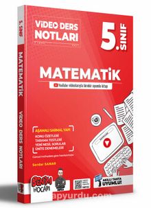 2022 5.Sınıf Matematik Video Ders Notları (Konu Anlatımı) kitap kapağı