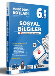 2022 6.Sınıf Sosyal Bilgiler Video Ders Notları (Konu Anlatımı) kitap kapağı