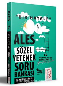 2022 Bir Hayale Serisi Ales Sözel Yetenek Tamamı Çözümlü Soru Bankası kitap kapağı