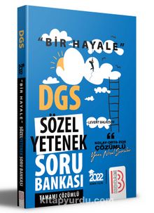 2022 Bir Hayale Serisi DGS Sözel Yetenek Tamamı Çözümlü Soru Bankası kitap kapağı