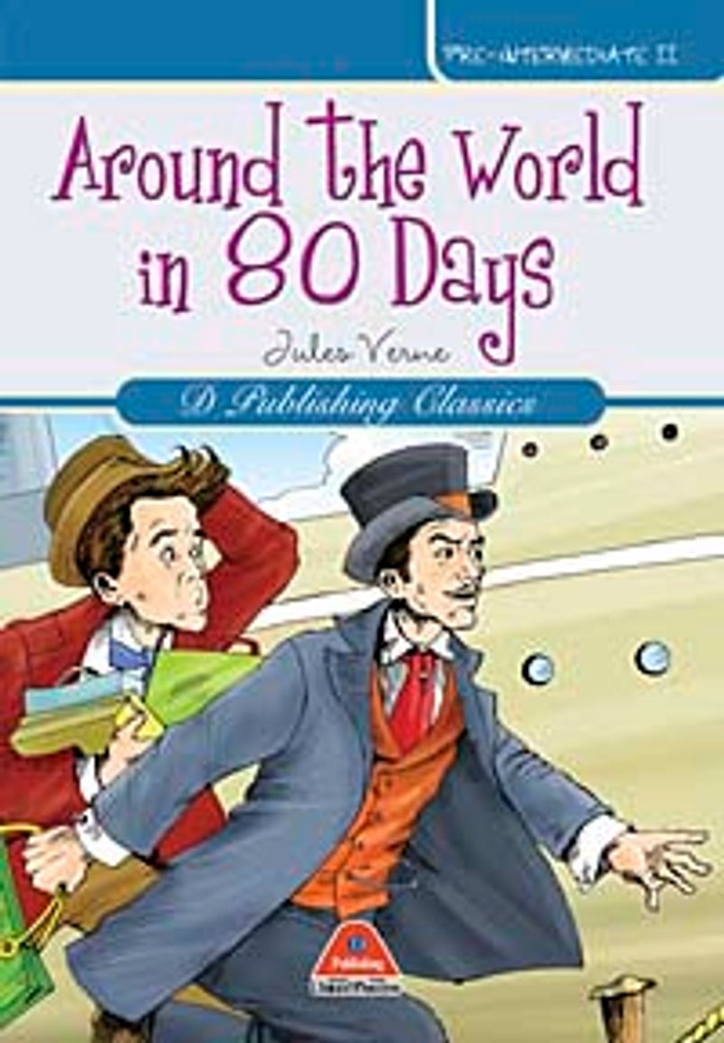 Around The World in 80 Days kitap kapağı