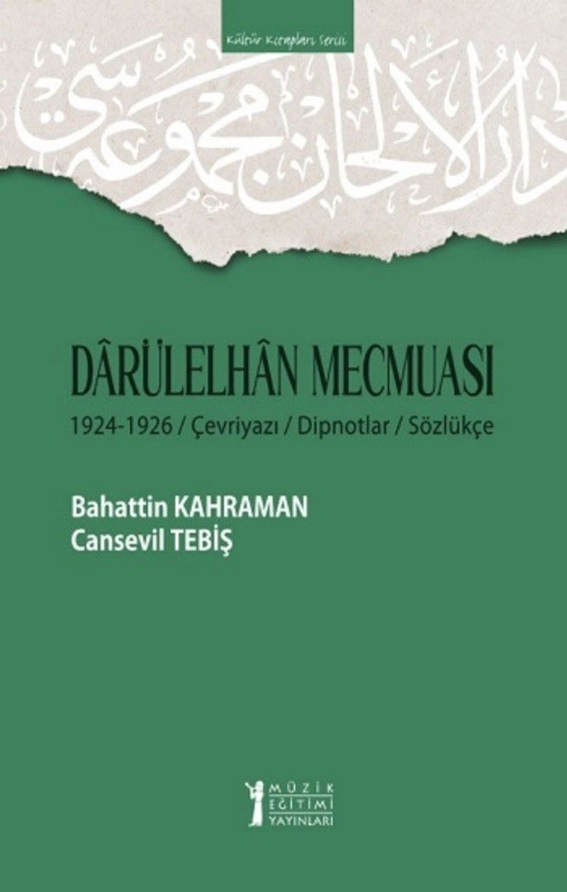 Darülelhan Mecmuası kitap kapağı