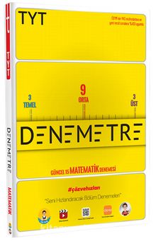 TYT Denemetre Yeni Nesil 15 Matematik Denemesi kitap kapağı