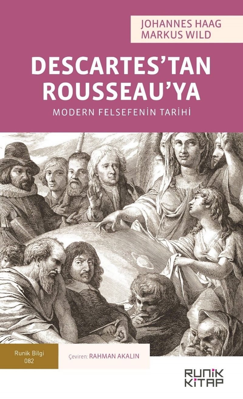 Descartes'tan Rousseau'ya Modern Felsefenin Tarihi kitap kapağı