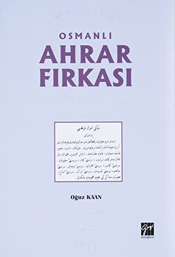 Osmanlı Ahrar Fırkası kitap kapağı