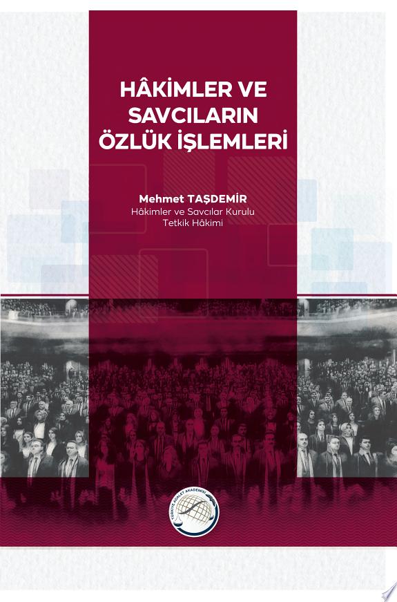 Hâkim ve Savcı Özlük İşlemleri kitap kapağı