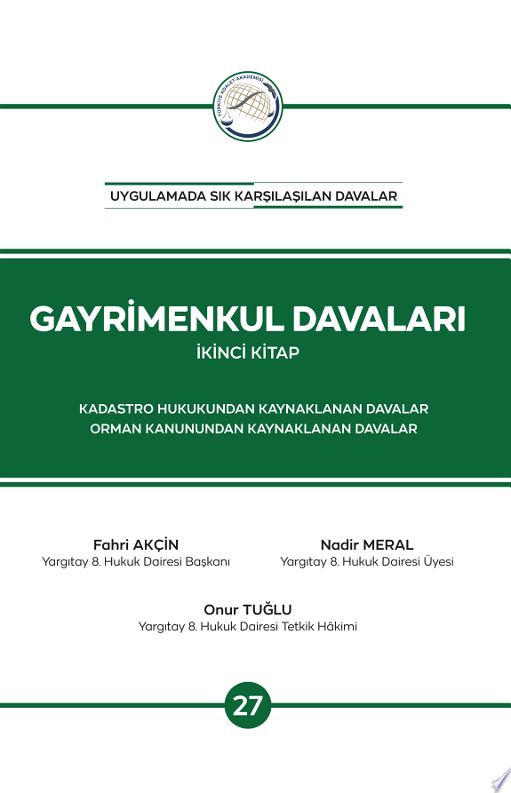 GAYRİMENKUL DAVALARI 2. KİTAP kitap kapağı