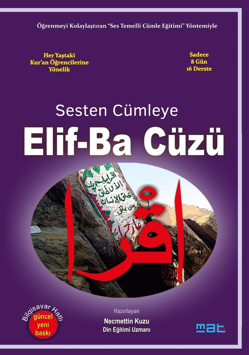 Sesten Cümleye Elif-Ba Cüzü kitap kapağı