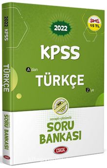 2022 KPSS A'dan Z'ye Türkçe Soru Bankası kitap kapağı
