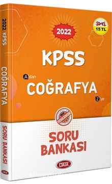 2022 KPSS A'dan Z'ye Coğrafya Soru Bankası kitap kapağı