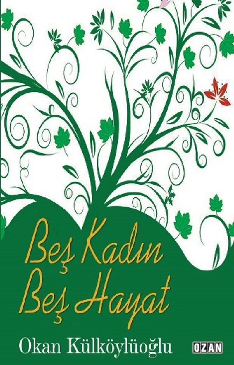 Beş Kadın Beş Hayat kitap kapağı