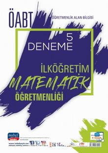 ÖABT İlköğretim Matematik Öğretmenliği - Öğretmenlik Alan Bilgisi - 5 Deneme kitap kapağı