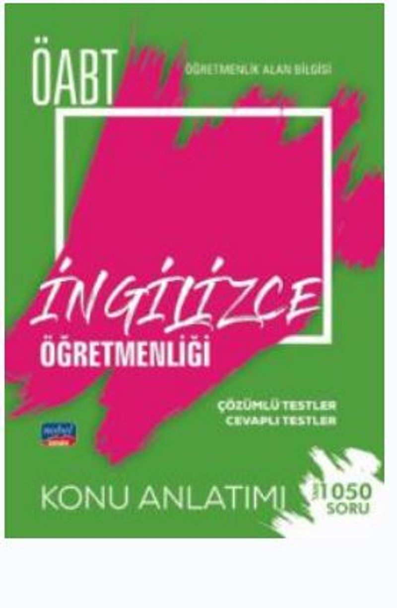 ÖABT İngilizce Öğretmenliği - Konu Anlatımı kitap kapağı