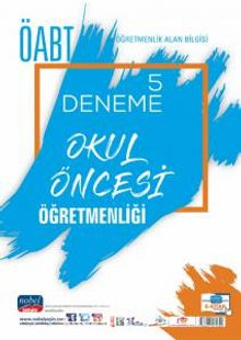 ÖABT Okul Öncesi Öğretmenliği - Öğretmenlik Alan Bilgisi - 5 Deneme kitap kapağı