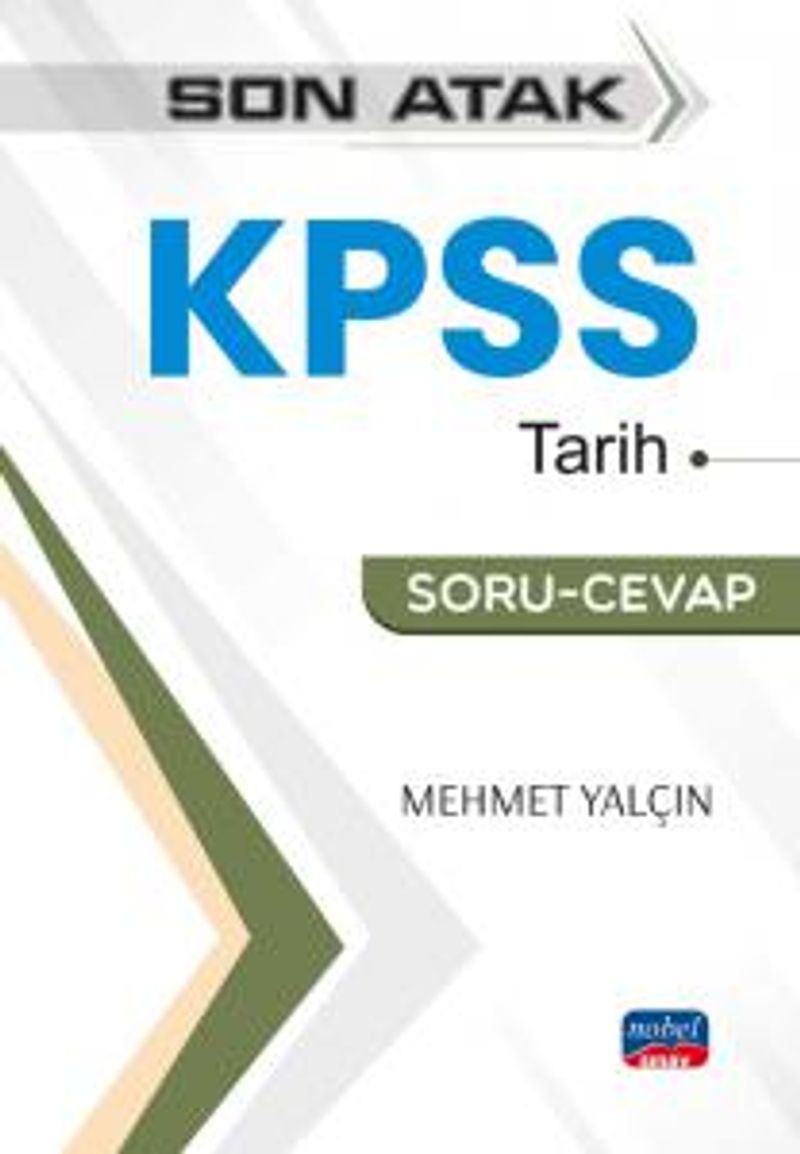 2023 Son Atak KPSS Tarih Soru - Cevap kitap kapağı