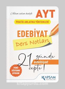 AYT Edebiyat Ders Notları (Cep Boy) kitap kapağı