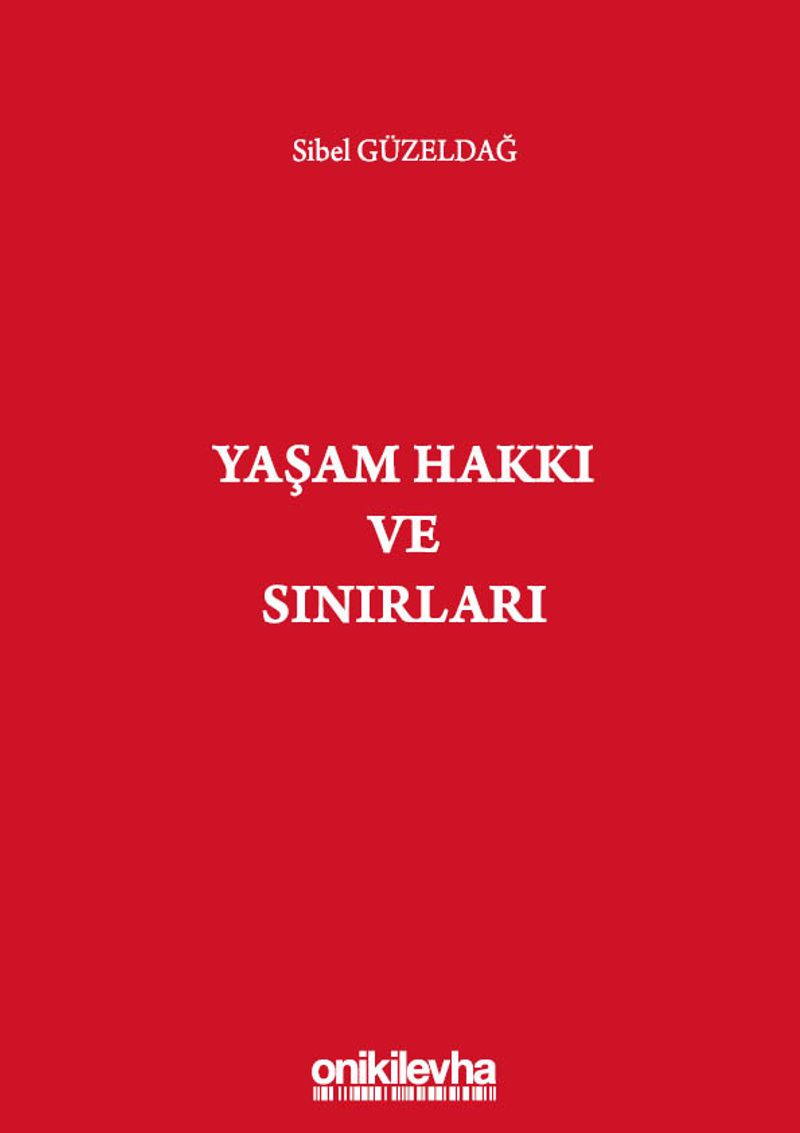 Yaşam Hakkı ve Sınırları kitap kapağı