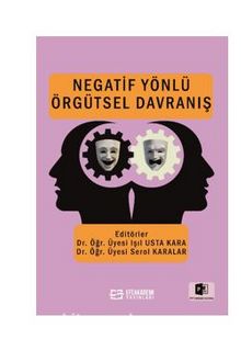 Negatif Yönlü Örgütsel Davranış kitap kapağı